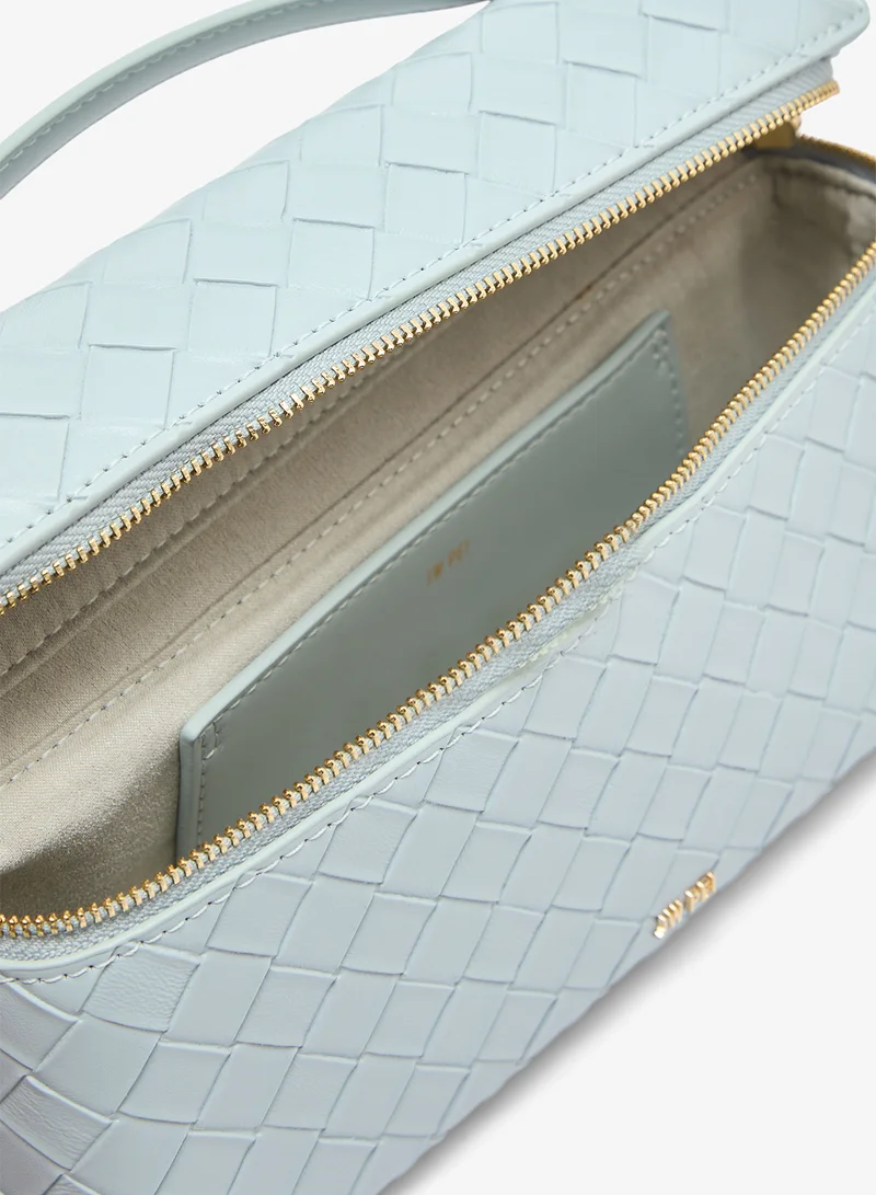 JW PEI  Thea Weave Texture Top Handle Satchel Bag for Women | Best Price UAE